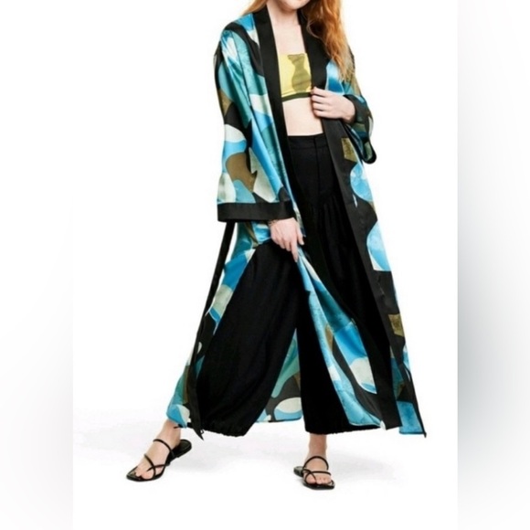 NWOT Fe Noel x Target Mixed Paint Print Cover-Up - Picture 2 of 10